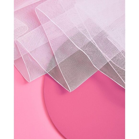 ❤️Women White Party Bridal , Surged Headband Decorations,Bridal Shower, - Picture 2 of 9